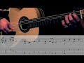 SAKURA - Easy Arrangement - with TAB - Classical Guitar