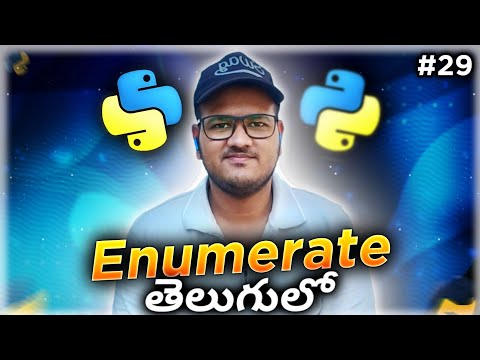 Python Enumerate Function In Telugu Srk Codes