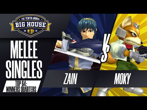 Zain vs moky - Melee Singles Top 64: Winners Quarters - The Big House 10 | Marth vs Fox