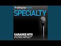 At A Medium Pace Karaoke Version In The Style Of Adam Sandler