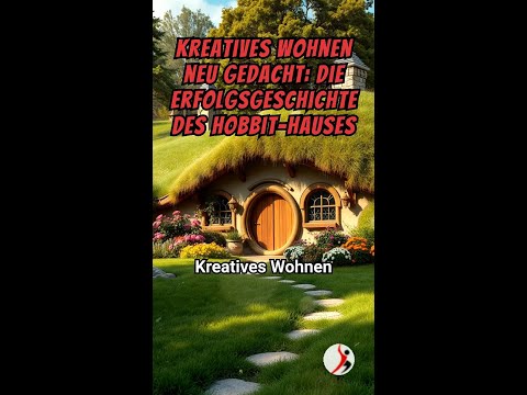 Kreatives wohnen neu gedacht: Die Erfolgsgeschichte des Hobbit Hauses  #KreativesBauen #HobbitHaus