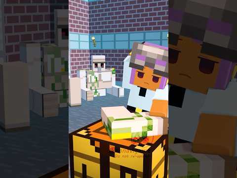 Golem di ferro di Minecraft contro saccheggiatori: macchine assassine #Minecraft #minecraftanimation