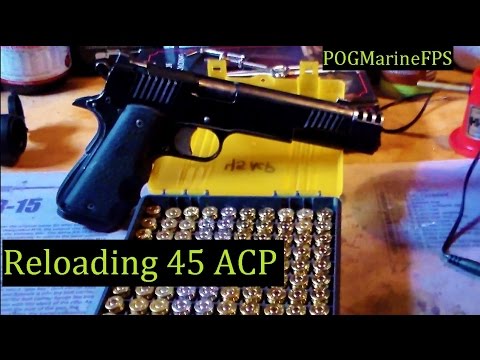 Reloading 45 ACP ~ 230 grain FMJ Projectile Ammunition - For my FNX-45 & 1911 Handguns