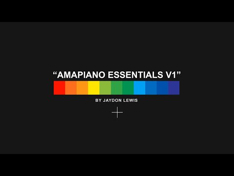 "Amapiano Essentials V1" Sample Pack by Jaydon Lewis