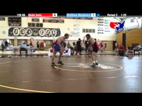 2012 Univ. WTT: 120 KG - Kevin Innis (Brickhouse) vs. Matthew Meuleners (Norwood YA)