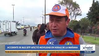 Accidente SITP en la Avenida Primero de Mayo