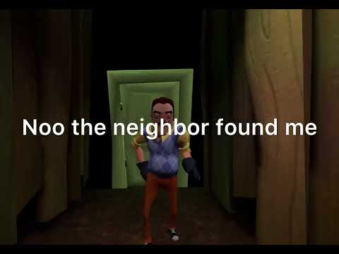 What to do after you open the exit door in the basement in hello neighbor act 1 (failed)