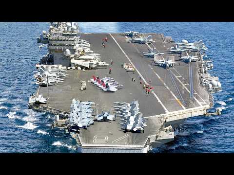 The Daily Life of 5,000 U.S Navy Sailors Living and Working Aboard an Aircraft Carrier 24/7