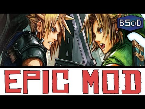 Epic Final Fantasy 7 Mod for Zelda Breath of the Wild