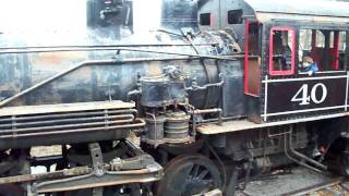preview picture of video 'Stelco 40 Steam Train in Lindsay Ontario'