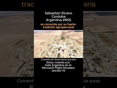 Sebastian Elcano, Cordoba desde el Microsoft Flight Simulator #sebastianelcano #cordoba #msfs