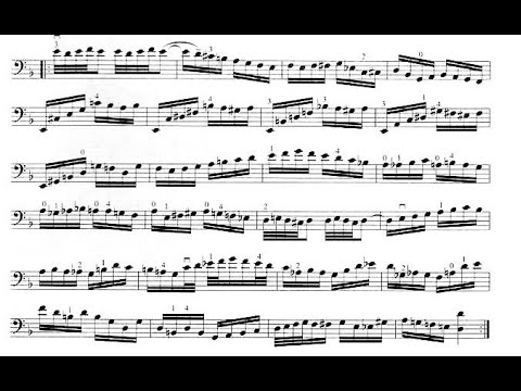 Boris Tchaikovsky - Suite for Solo 'Cello (1960) [Score-Video]