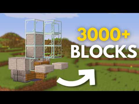 Best Elytra Launcher 3000+ Blocks | Minecraft 1.21+ Tutorial