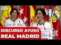 ISABEL DÍAZ AYUSO, DISCURSO completo REAL MADRID CAMPEÓN CHAMPIONS LEAGUE | Fiesta Cibeles Bernabéu