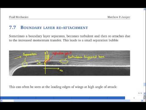 7.7 Boundary layer re-attachment