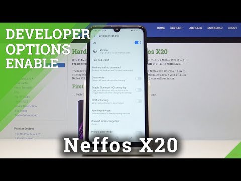 How to Unlock Developer Options in TP-LINK Neffos X20 - Developer Features