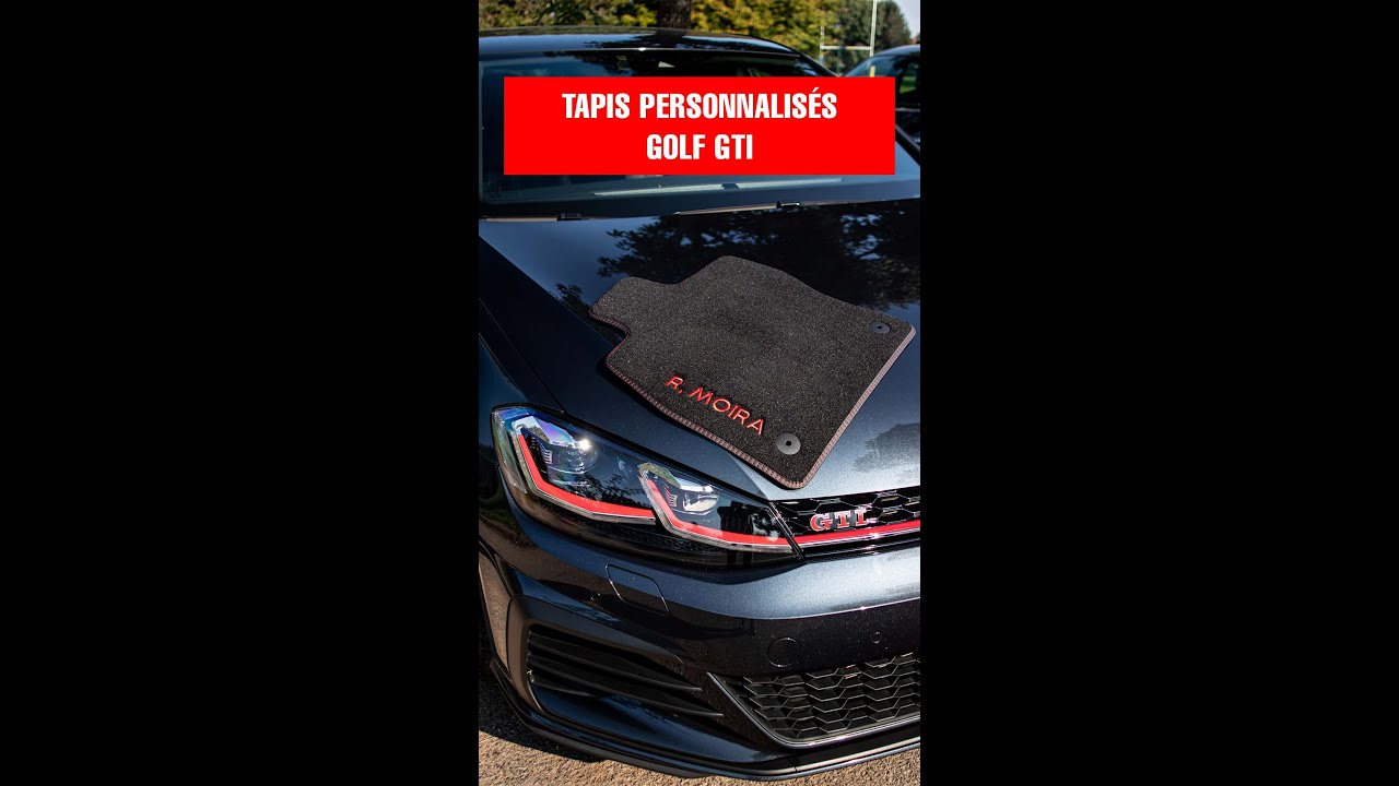 Tapis de voiture personnalisés Volkswagen Golf GTi MK7