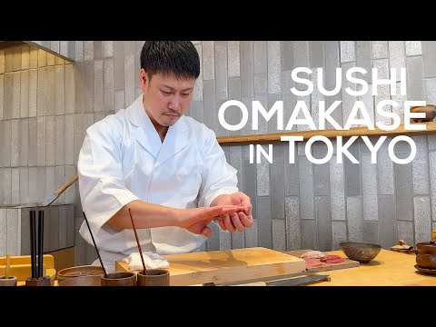 Incredible 20-Course Omakase Experience in Yotsuya, Tokyo - Sushi Wa-Sabi * Vlog | 4K