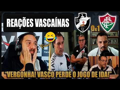 REAÇÕES dos VASCAÍNOS - VASCO 0x1 FLUMINENSE - CARIOCÃO 2026 -  VAMOS RIR DO VASCO!