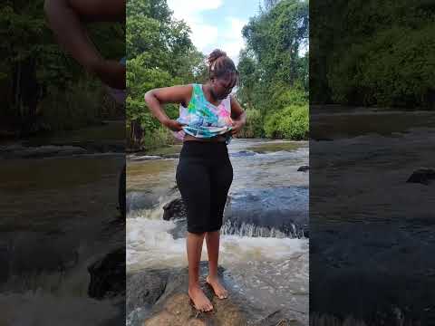 RAW uncut outdoor shower in Africa! Unbelievable  #nature #adventure #outdoorsvlog  #travel