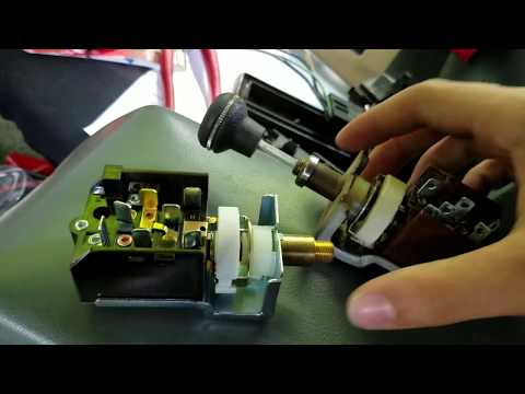 Headlight switch replacement
