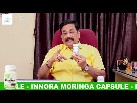 Moringa capsules for zestful life, innora