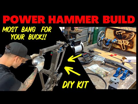 COMPLETE Power Hammer Build!! Shape-O-Matic Builders Kit by Sosa Metalworks