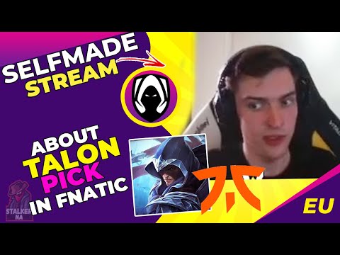 VIT Selfmade About FORCING Talon Pick in FNATIC SCRIMS 👀