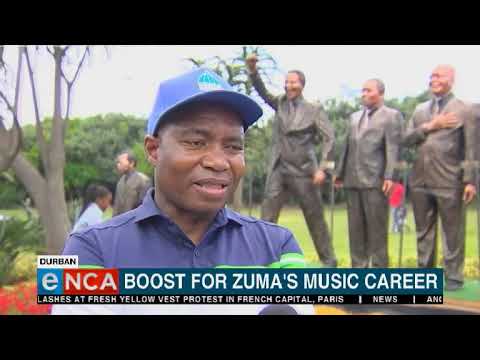 Boost for Zuma's music career
