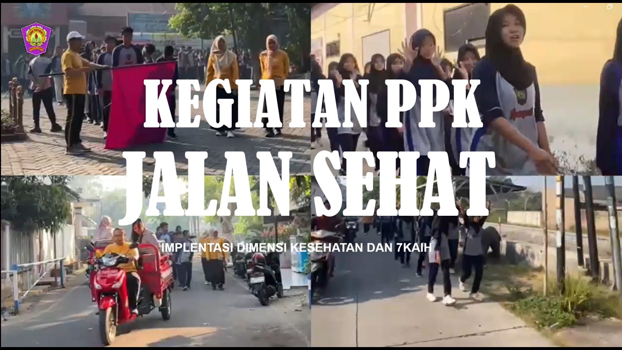 KEGIATAN PPK JALAN SEHAT  ||  Implentasi Dimensi Kesehatan  ||  SMPN 4 Mojokerto