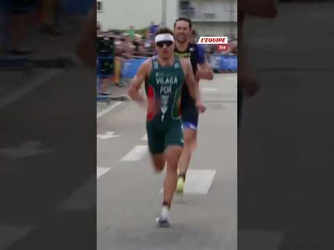 Quel finish de Dorian Coninx au WTCS de Quiberon ! #course #courseapieds