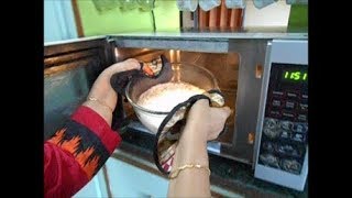 Cooking Basmati rice in Microwave oven