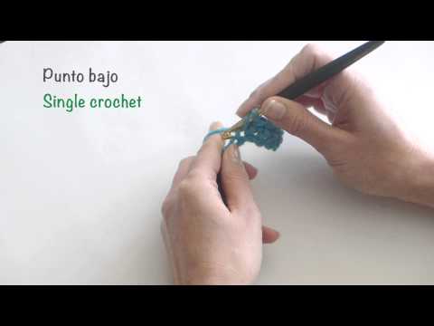 Punto bajo de crochet / Single crochet
