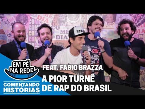 COMENTANDO HISTÓRIAS #36 - O PIOR SHOW DE RAP Feat. Fábio Brazza