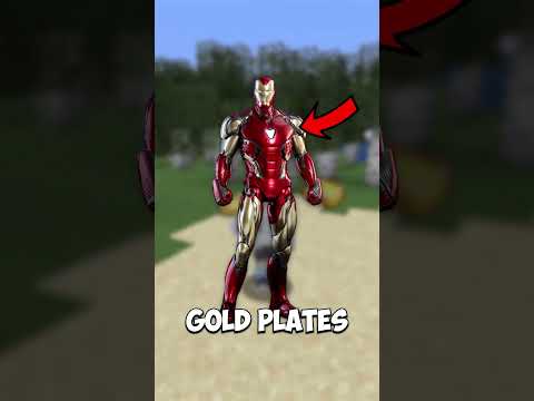 How to make Iron Man's Suit In Minecraft