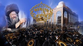 מעמד קביעות מזוזה בית המדרש החדש באבוב 45 Kvi’as Mezuzah Event New Bobov-45 Beis Medrash