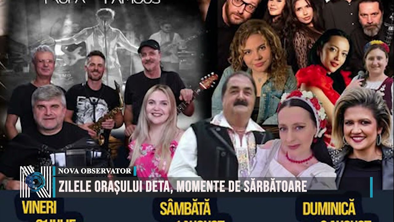 Zilele Orașului Deta, momente de sărbătoare