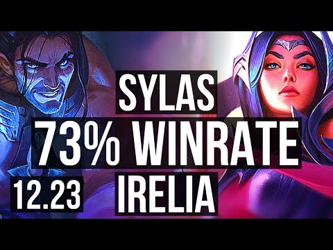 SYLAS vs IRELIA (MID) | 73% winrate, 13/1/3, Godlike | KR Challenger | 12.23