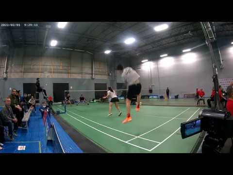 Joshua Hurlburt-Yu/Josephine Wu vs Jonathan Lai/Talia Ng 2020 Canadian National XD F