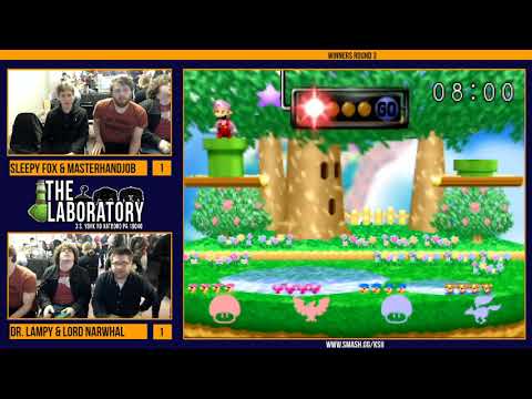 Keystoned II | Sleepy Fox & MasterHandJob vs Dr. lampy & lord narwhal - Winners Round 3 - Super Smas