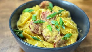 This Creamy Cajun Tortellini is INSANELY Good!