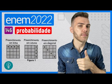 ENEM 2022 - Q146 - In a bingo game, the cards contain 16 squares... - PROBABILITY
