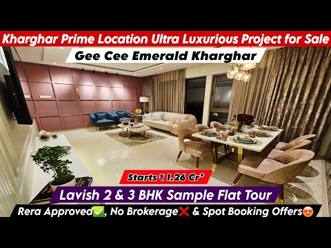GeeCee Emerald Kharghar | 2 & 3 Bhk Sample Flat | Site Visit, Booking, Brochure CALL NOW- 8800678921