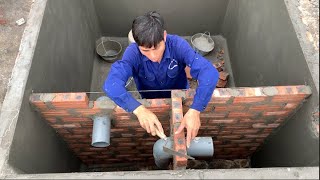 How To Build Creative Septic Tanks And Cement Sand Bricks - Build Smart Septic Tanks