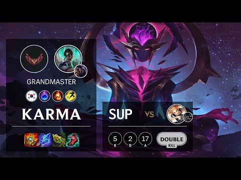 Karma Support vs Lux - KR Grandmaster Patch 12.5