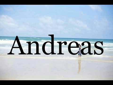 How To Pronounce Andreas🌈🌈🌈🌈🌈🌈Pronunciation Of Andreas