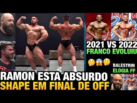RAMON MOSTRA SHAPE ATUAL E BUGA CARIANI E PACHO + FRANCO 2021 VS 2022 CONFIRAM A EVOLUÇÃO DO FF