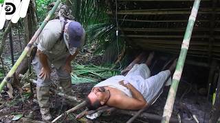 【全裸サバイバルS7】陰部にヒルが食いつく、ジャングル魔境 Ep2 後半 / Naked And Afraid Xl S7(ディスカバリーチャンネル)