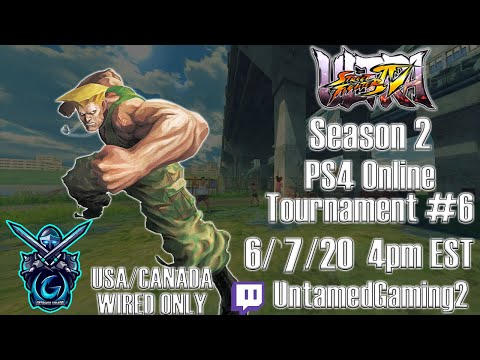 USF4 Season 2 PS4 Online Tournament #6 6/7/20