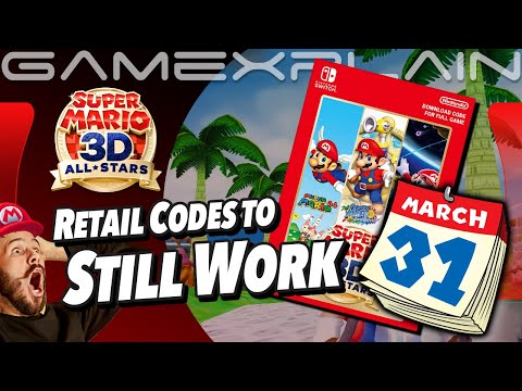 Download Codes for Super Mario 3D All-Stars Will Still...